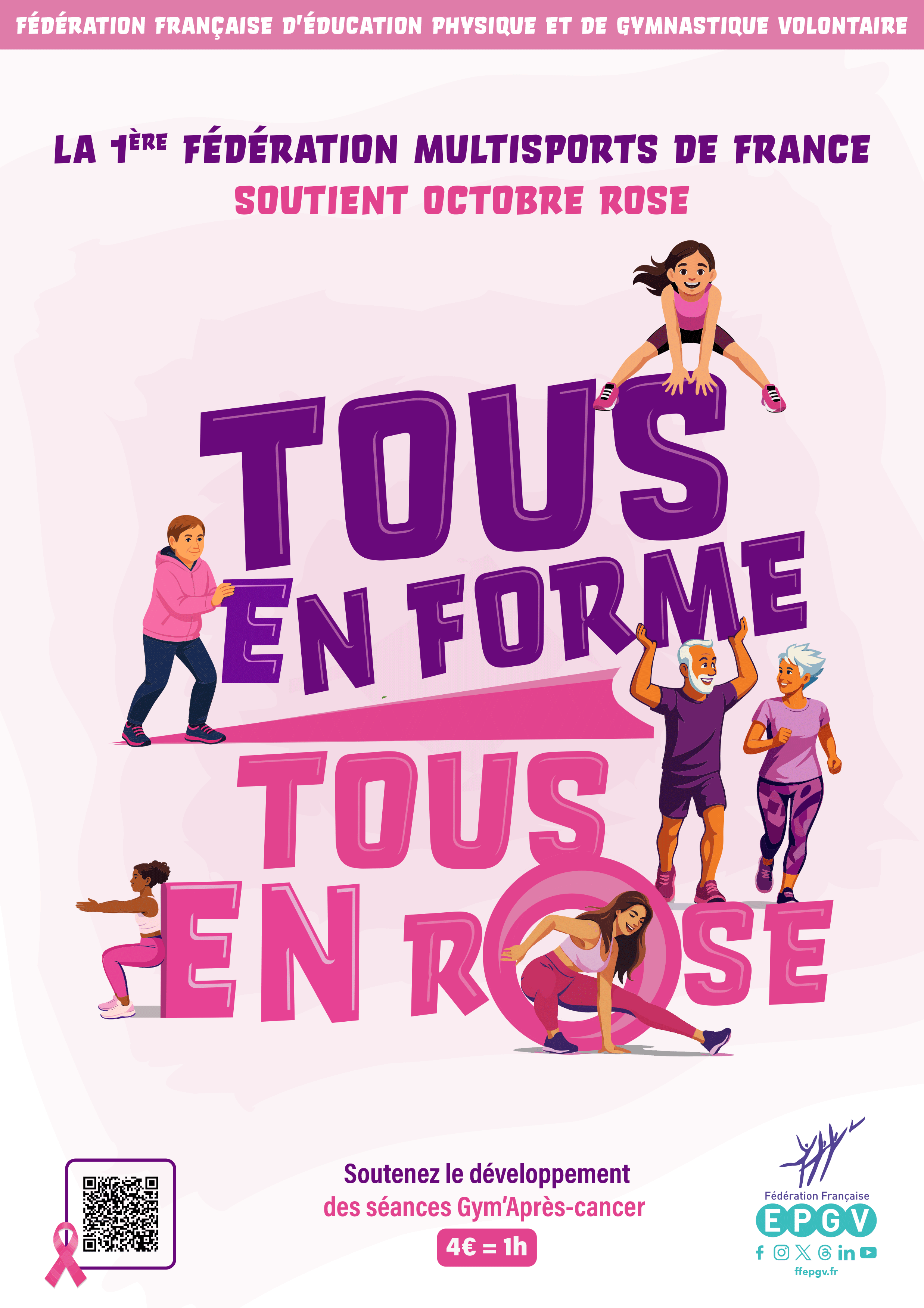 affiche octobre rose 2025
